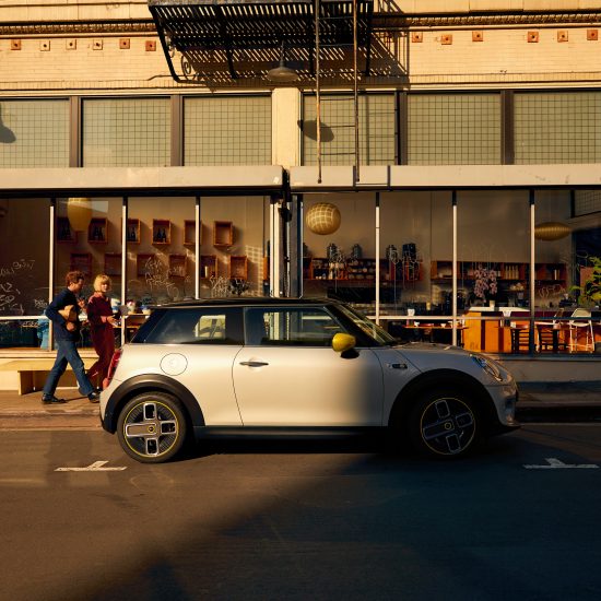 The MINI Cooper SE is the brand's first all-electric vehicle