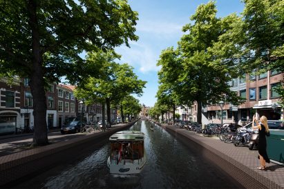Visuals of The Hague's 17th century canals reopened by MVRDV
