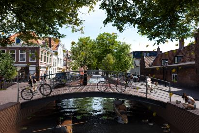 Visuals of The Hague's 17th century canals reopened by MVRDV