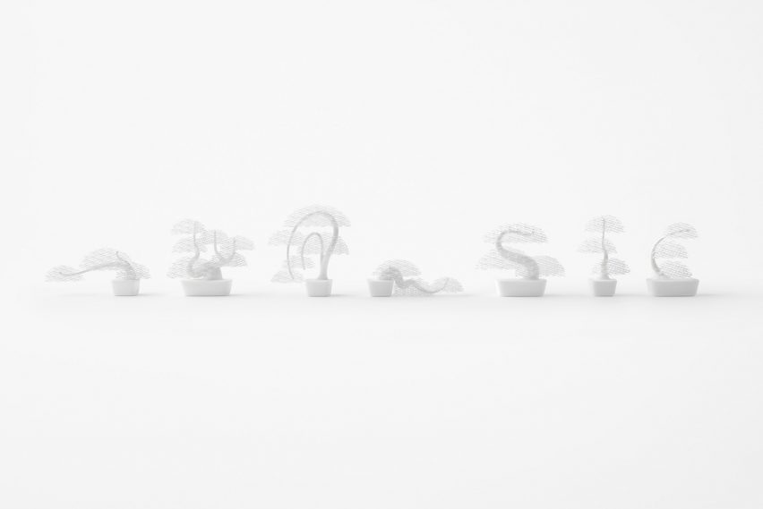 Nendo's 3D-printed Bonsai tree does away with meticulous plant maintenance