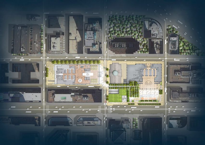Comcast Technology Center by Foster + Partners Site Plan
