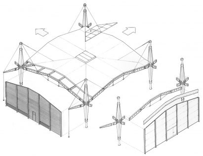 High-tech architecture: Renault Distribution Centre by Norman Foster