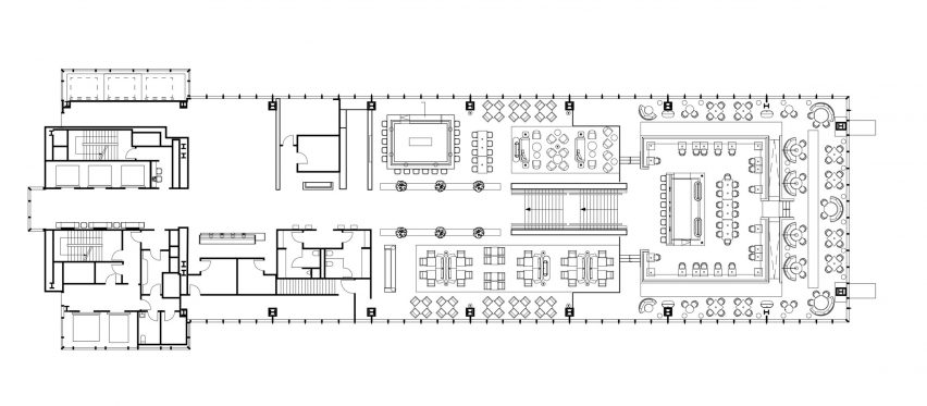 Comcast Technology Center by Foster + Partners Restaurant Level Floor Plan