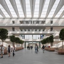 Natural light fills courtyard of Foster + Partners’ Samson Pavilion in Cleveland