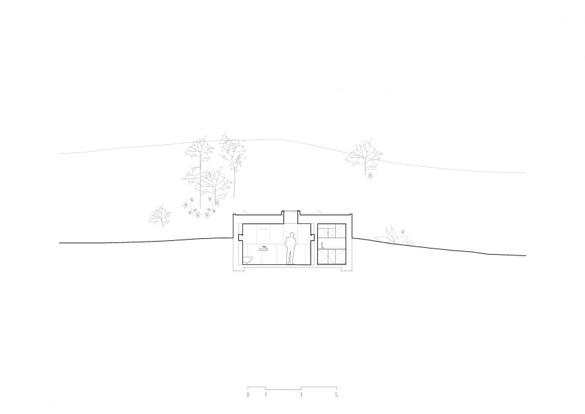 Section A of Sauna R by Matteo Foresti