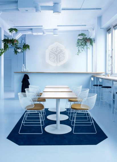 Scandinavian Spaceship office for Bakken & Bæck, designed by Kvistad