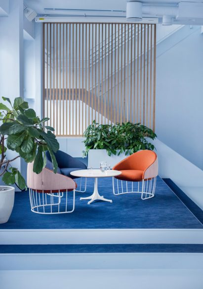 Scandinavian Spaceship office for Bakken & Bæck, designed by Kvistad
