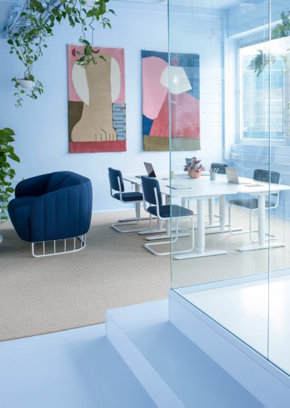 Scandinavian Spaceship office for Bakken & Bæck, designed by Kvistad