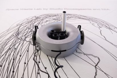 Daan Roosegaarde partners with Scribit to bring space waste into people's living rooms