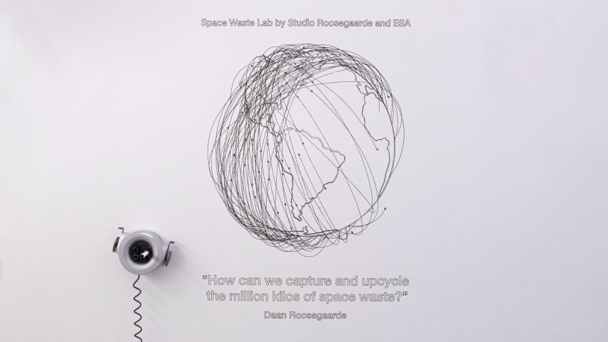 Daan Roosegaarde partners with Scribit to bring space waste into people's living rooms
