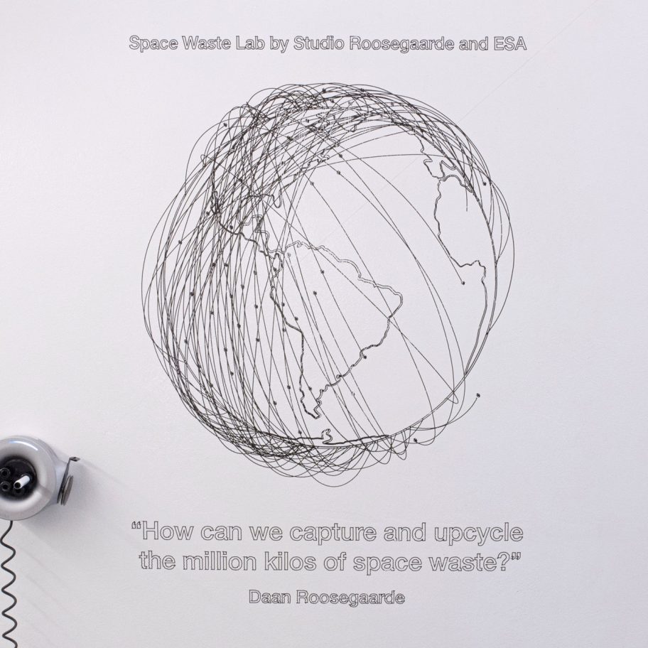 Daan Roosegaarde partners with Scribit to bring space waste into people's living rooms