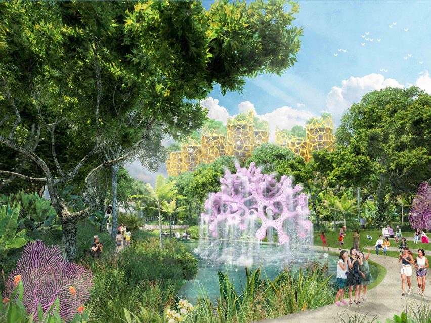 Sentosa-Brani Master Plan by WilkinsonEyre and Grant Associates for Singapore