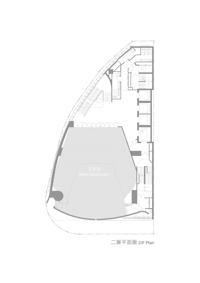 Skyscraper church in Hong Kong: Wesleyan House Methodist International Church by Rocco Design Architects