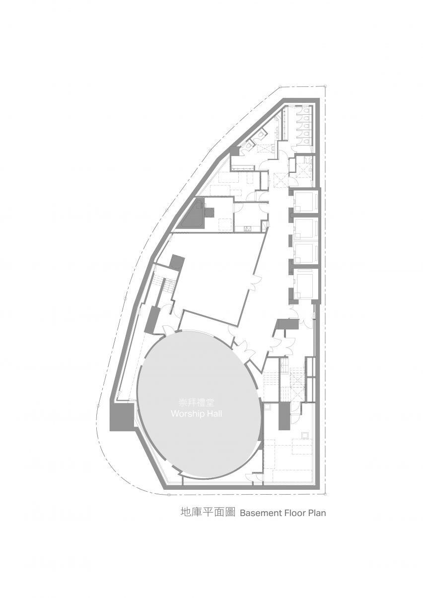 Skyscraper church in Hong Kong: Wesleyan House Methodist International Church by Rocco Design Architects