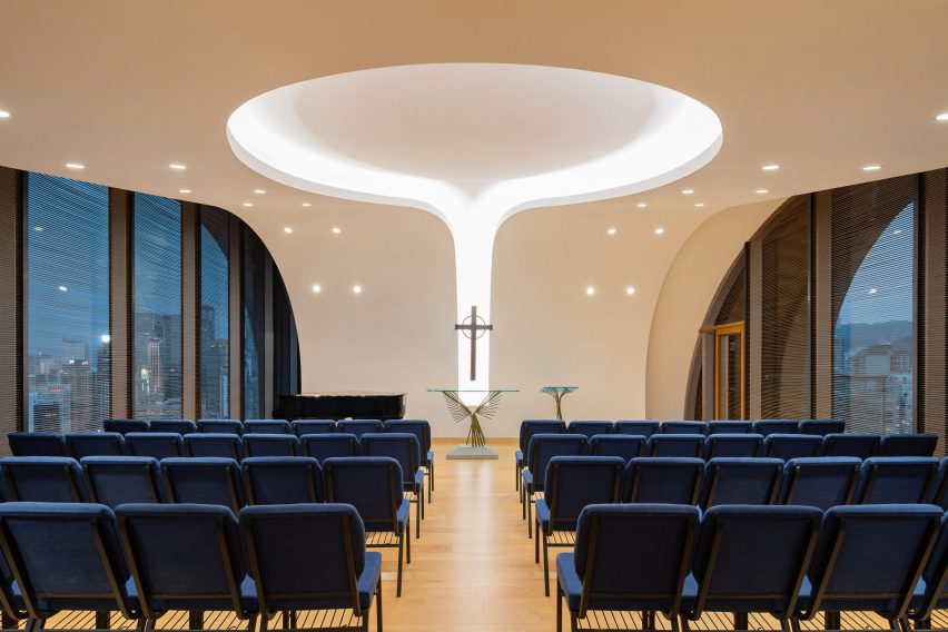Skyscraper church in Hong Kong: Wesleyan House Methodist International Church by Rocco Design Architects