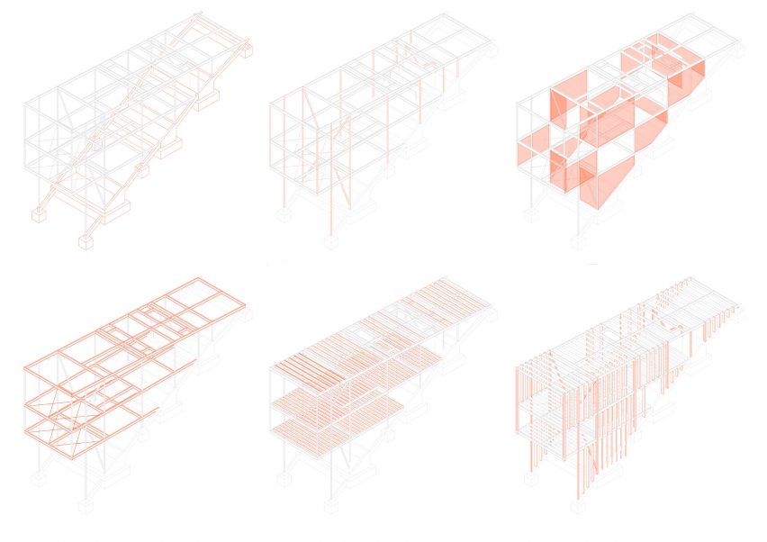 Slope House by Hsu Rudolphy Isometric Drawings