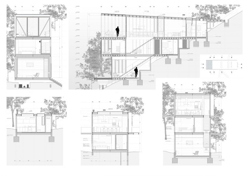 Slope House by Hsu Rudolphy Sections