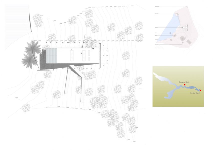 Slope House by Hsu Rudolphy Site Plan