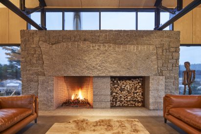 Smith Residence by MacKay-Lyons Sweetapple is a "village" of gabled steel structures