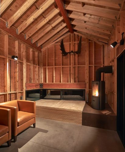 Smith Residence by MacKay-Lyons Sweetapple is a "village" of gabled steel structures