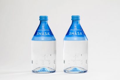Snåsa water bottle design branding