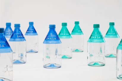 Snåsa water bottle design branding