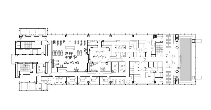 Comcast Technology Center by Foster + Partners Spa Level Floor Plan