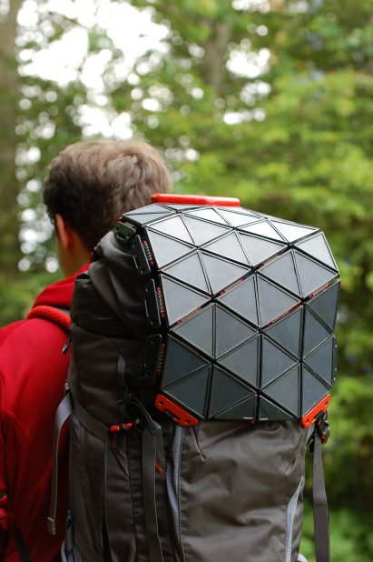 SunUp provides a backpack-hugging solar-power solution for hikers