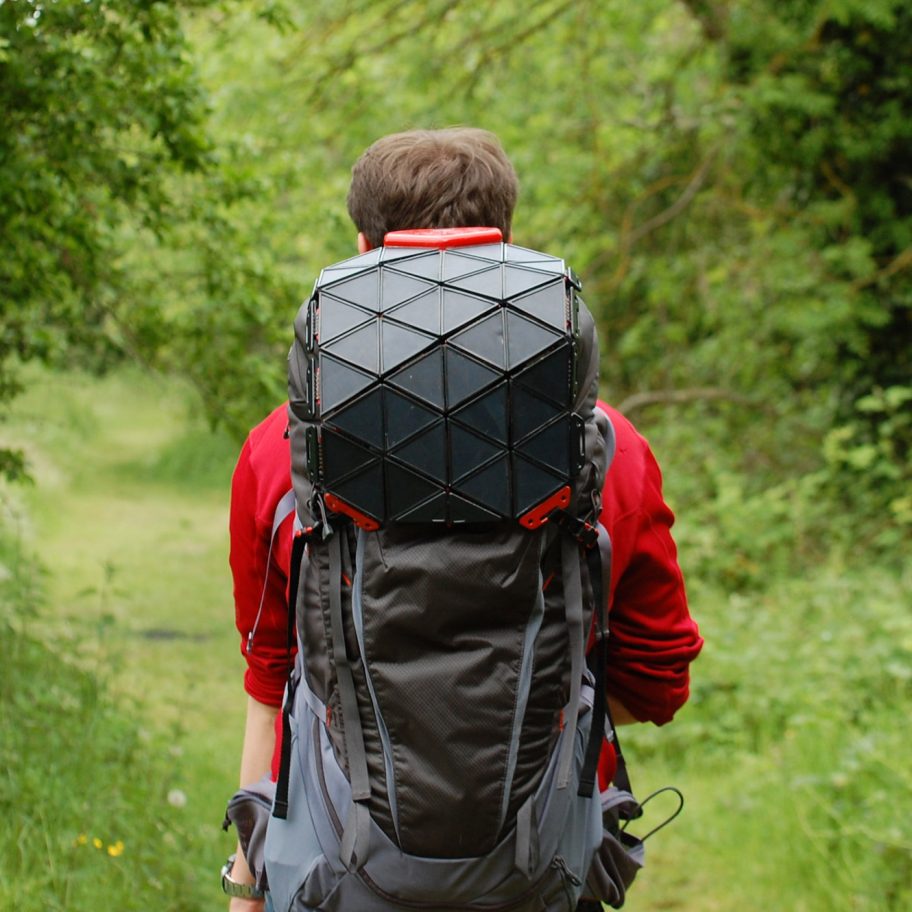 SunUp provides a backpack-hugging solar-power solution for hikers