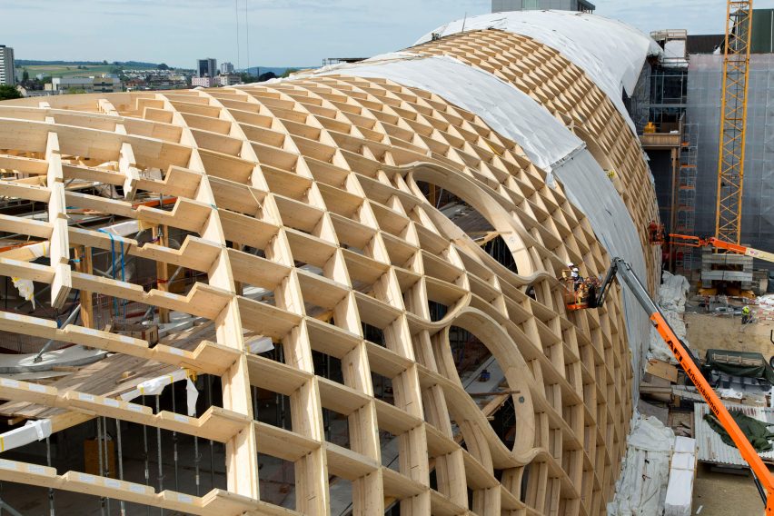Swatch and Omega Campus by Shigeru Ban