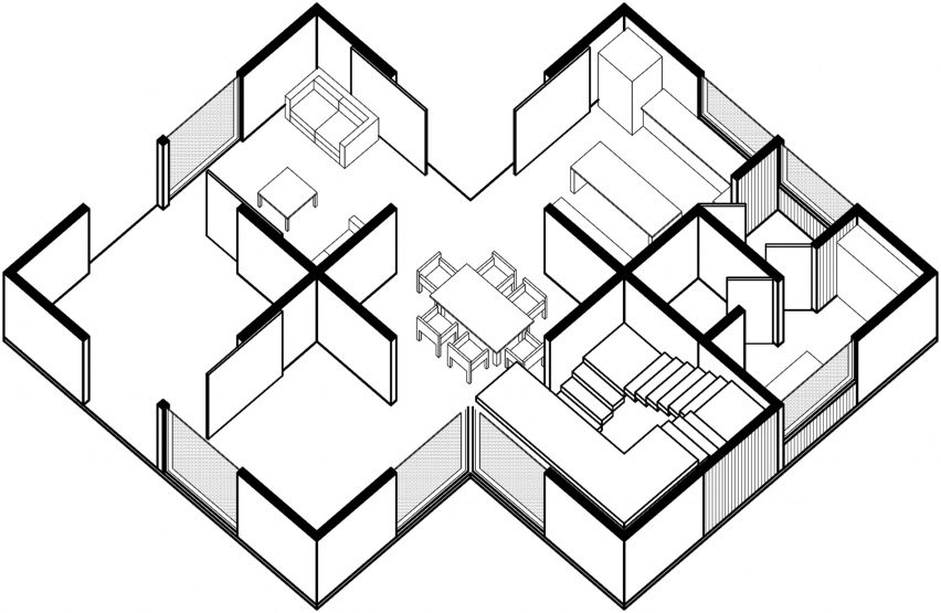 Tlalpuente by PPAA Isometric Drawinf