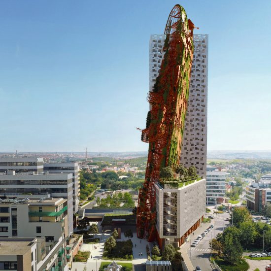 Top Tower by Black n' Arch and David Černý in Prague
