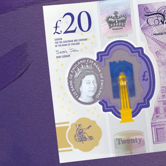 Britain's new £20 note is its "most secure" to date