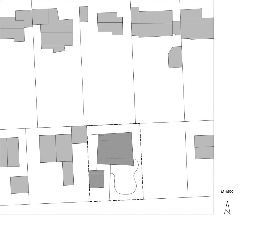 Site plan of UF Haus by SoHo Architektur