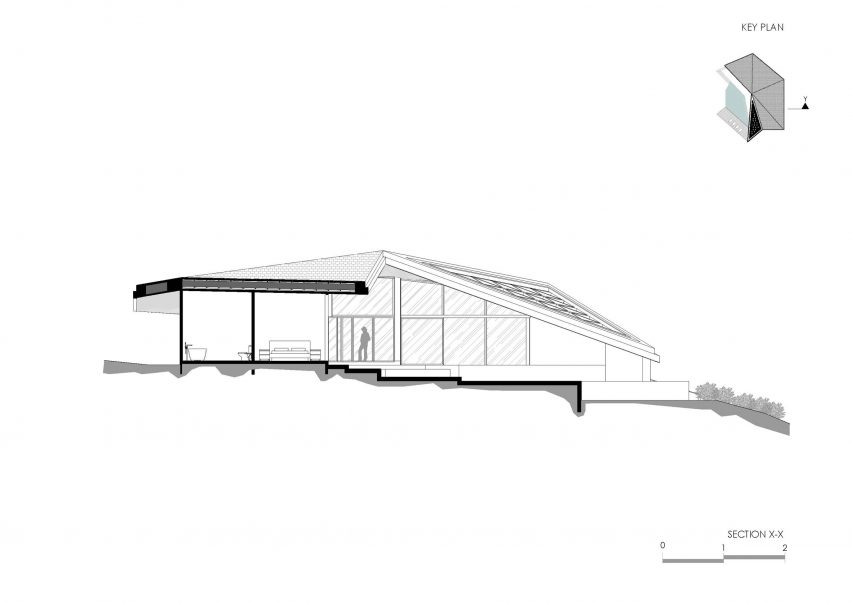 Uluwatu Surf Villas floor plans and sections by Alexis Dournier