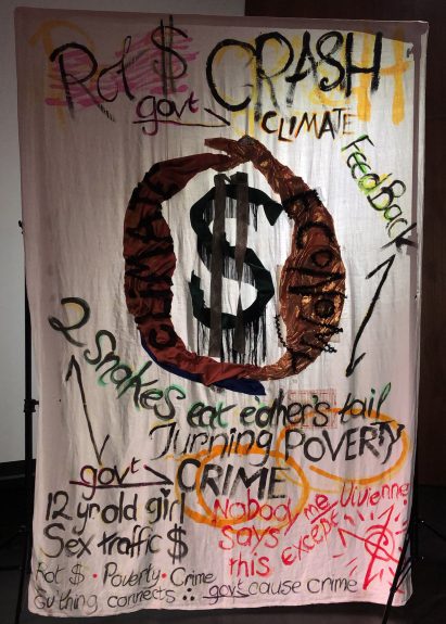 The "only way to save the world" in the climate crisis is to ban land ownership, says Vivienne Westwood