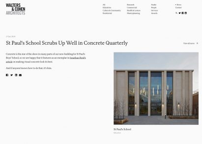 Archiboo Web Awards 2019: Walters & Cohen website