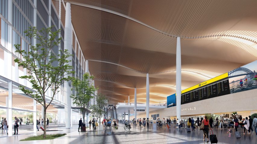 Visuals of Western Sydney International (Nancy-Bird Walton) Airport by Zaha Hadid Architects and Cox Architecture in Australia