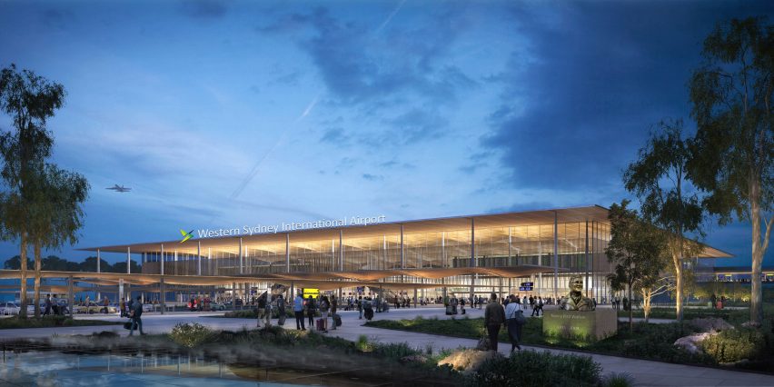 Visuals of Western Sydney International (Nancy-Bird Walton) Airport by Zaha Hadid Architects and Cox Architecture in Australia