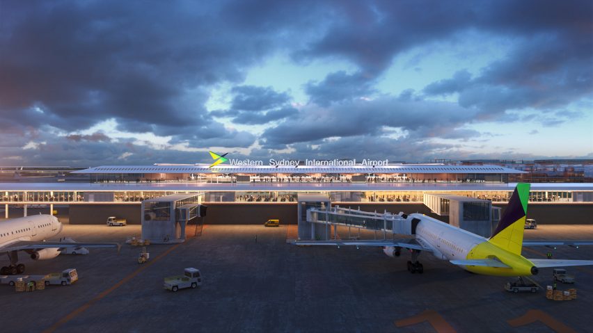 Visuals of Western Sydney International (Nancy-Bird Walton) Airport by Zaha Hadid Architects and Cox Architecture in Australia