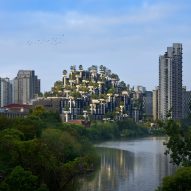 New photos of 1,000 Trees by Heatherwick Studio near completion in China