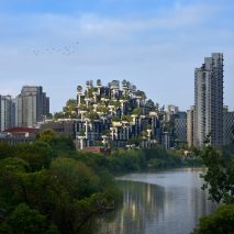 New photos of 1,000 Trees by Heatherwick Studio near completion in China