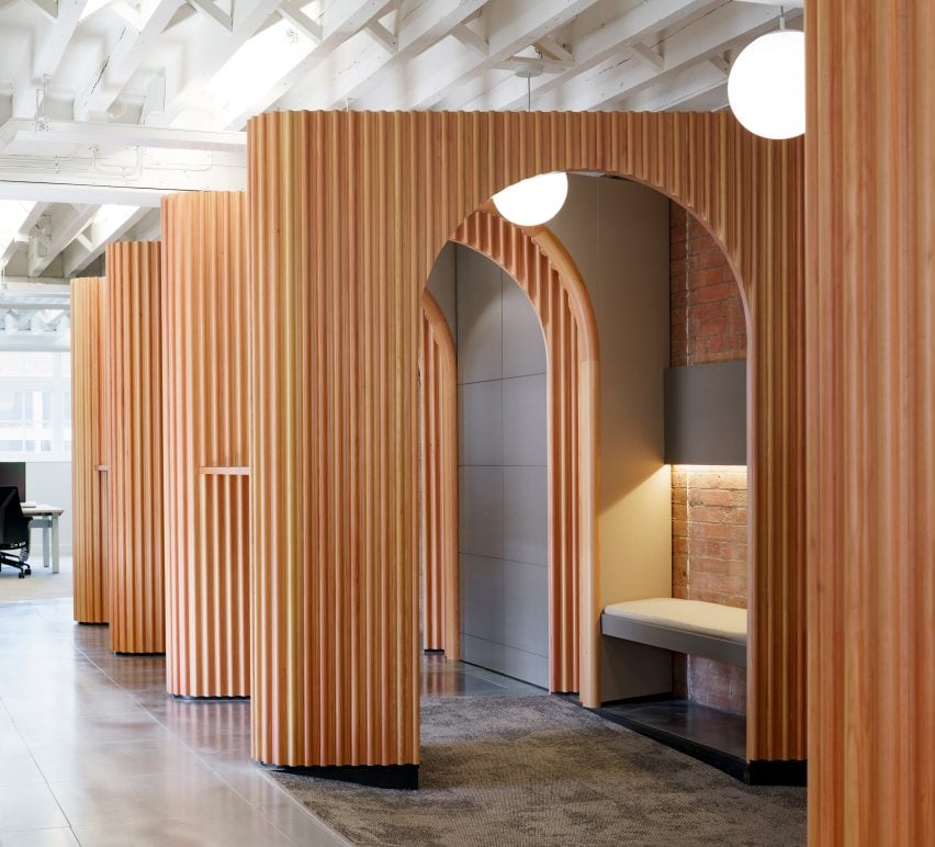 The Stoa & The Fora, Airbnb offices designed by Threefold Architects