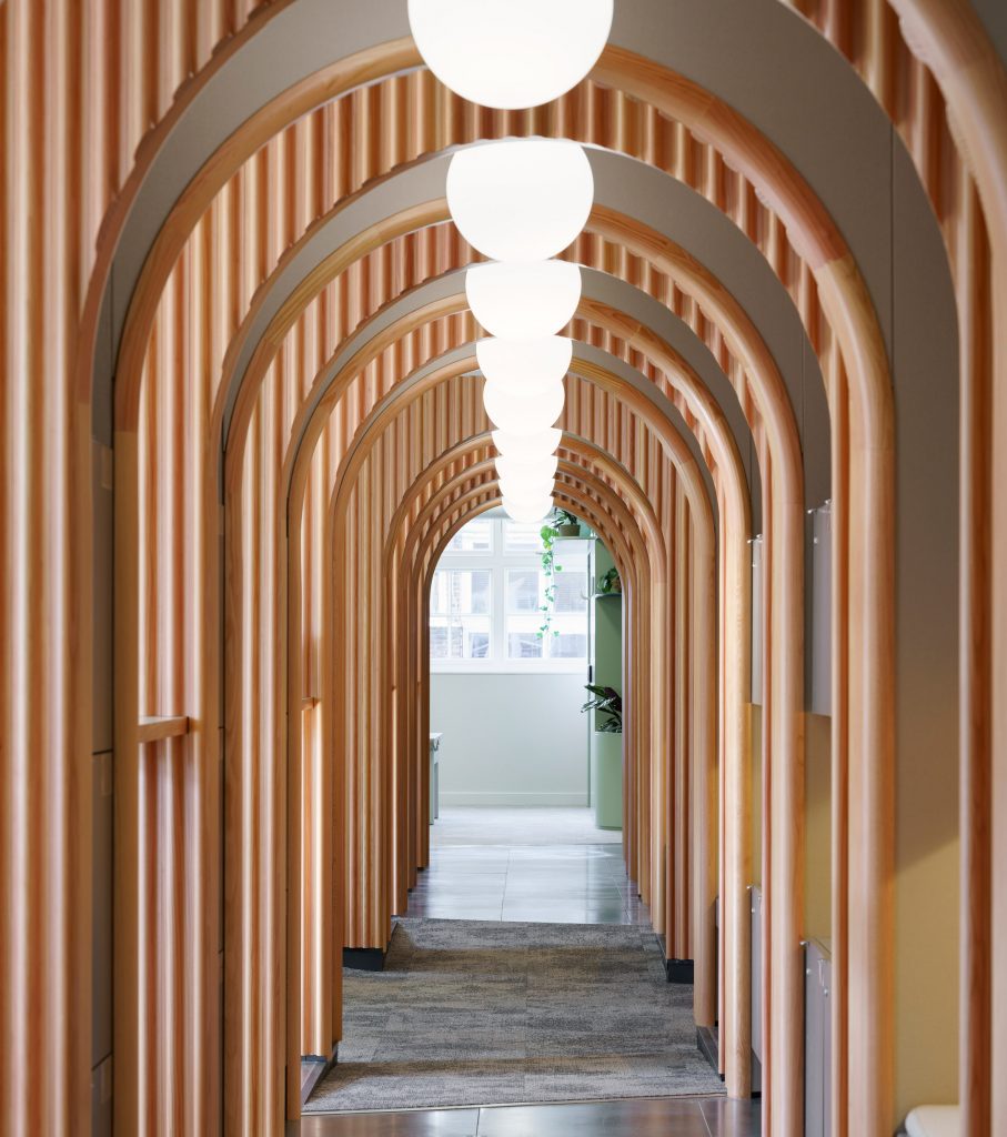 The Stoa & The Fora, Airbnb offices designed by Threefold Architects