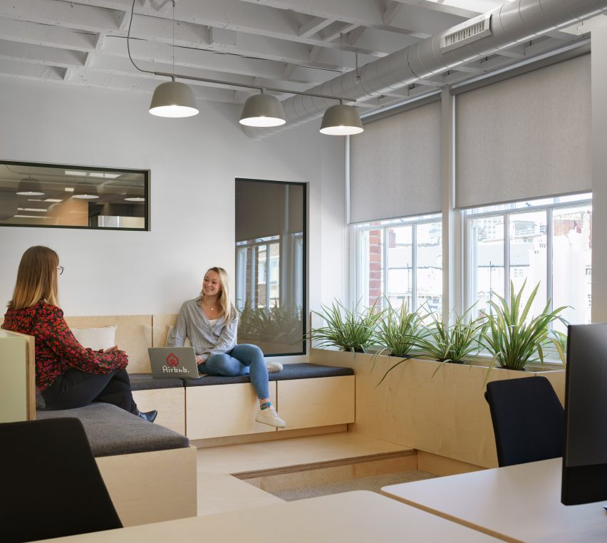 The Stoa & The Fora, Airbnb offices designed by Threefold Architects