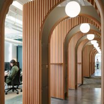 The Stoa & The Fora, Airbnb offices designed by Threefold Architects