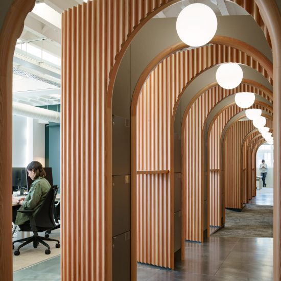 The Stoa & The Fora, Airbnb offices designed by Threefold Architects