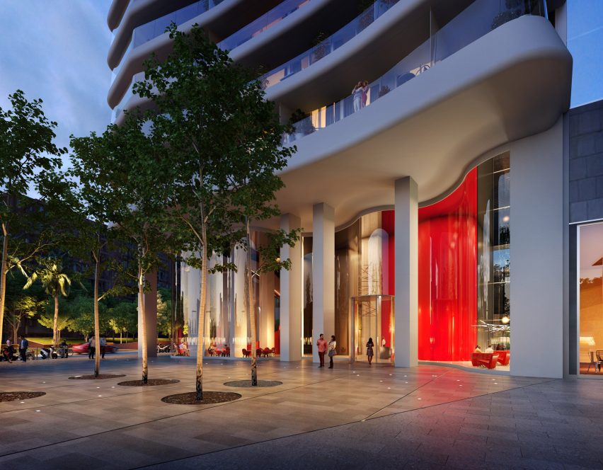 Visual of Antares by Studio Odile Decq in Barcelona, Spain