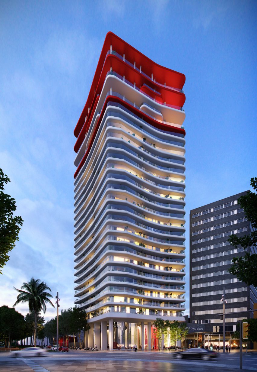 Visual of Antares by Studio Odile Decq in Barcelona, Spain