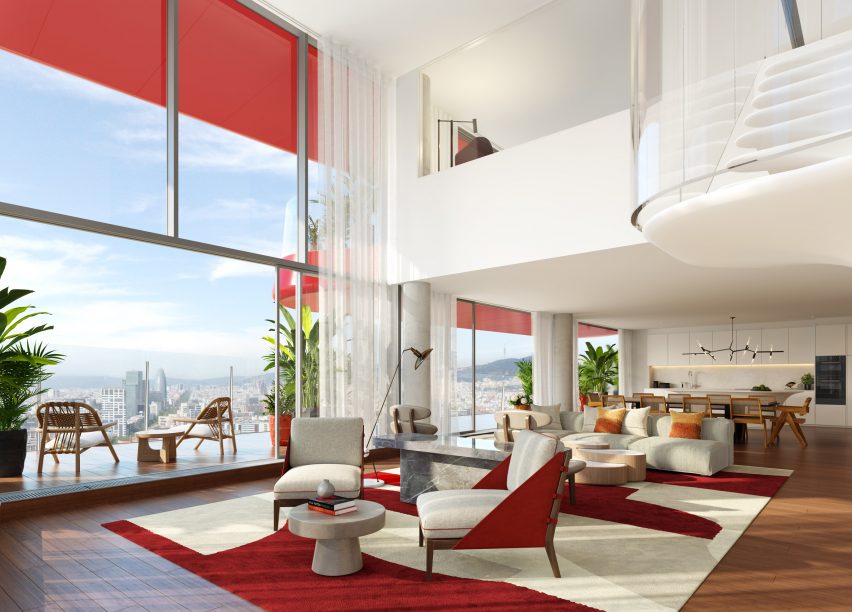 Visual of Antares by Studio Odile Decq in Barcelona, Spain